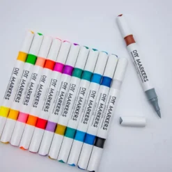 12 Acrylic DIY Markers 2-In-1