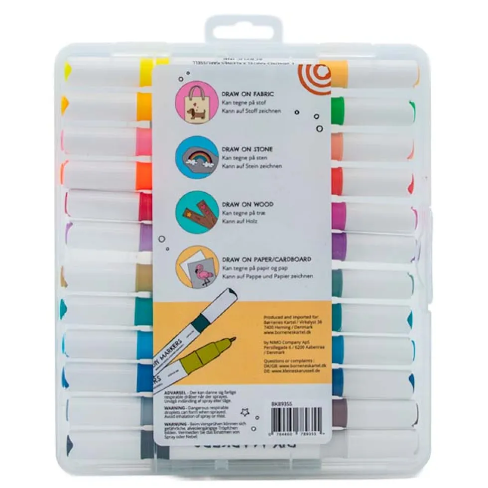 12 Acrylic DIY Markers 2-In-1