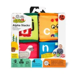 Alpha Stacks™ Bløde Klodser Med Bogstaver
