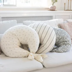 Ammepude Økologisk Bomuld Cream Stripe