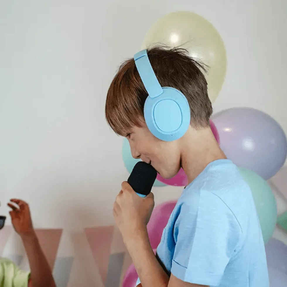 ANC Høretelefoner Max 85DB Blue