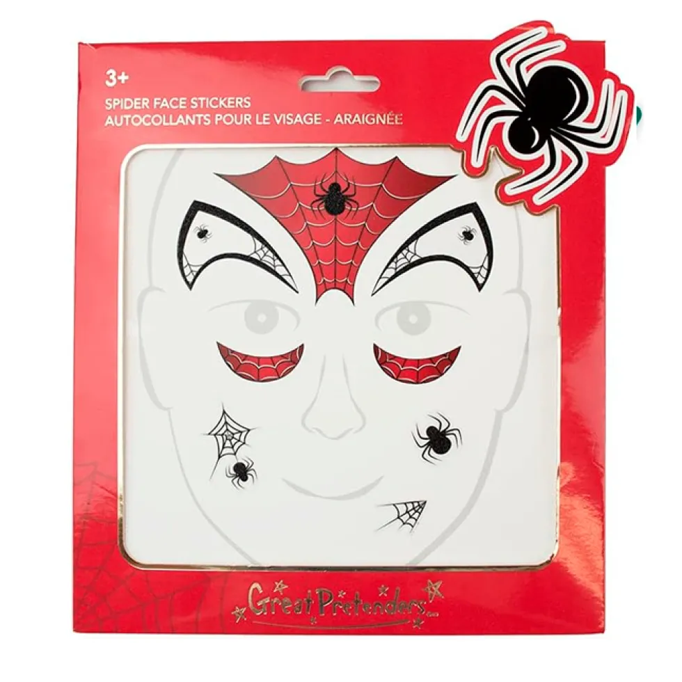 Ansigts Stickers Spider