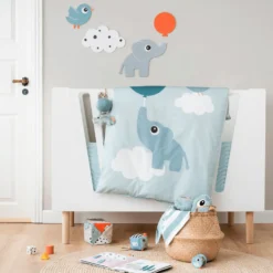 Baby Sengetøj Elphee Blue