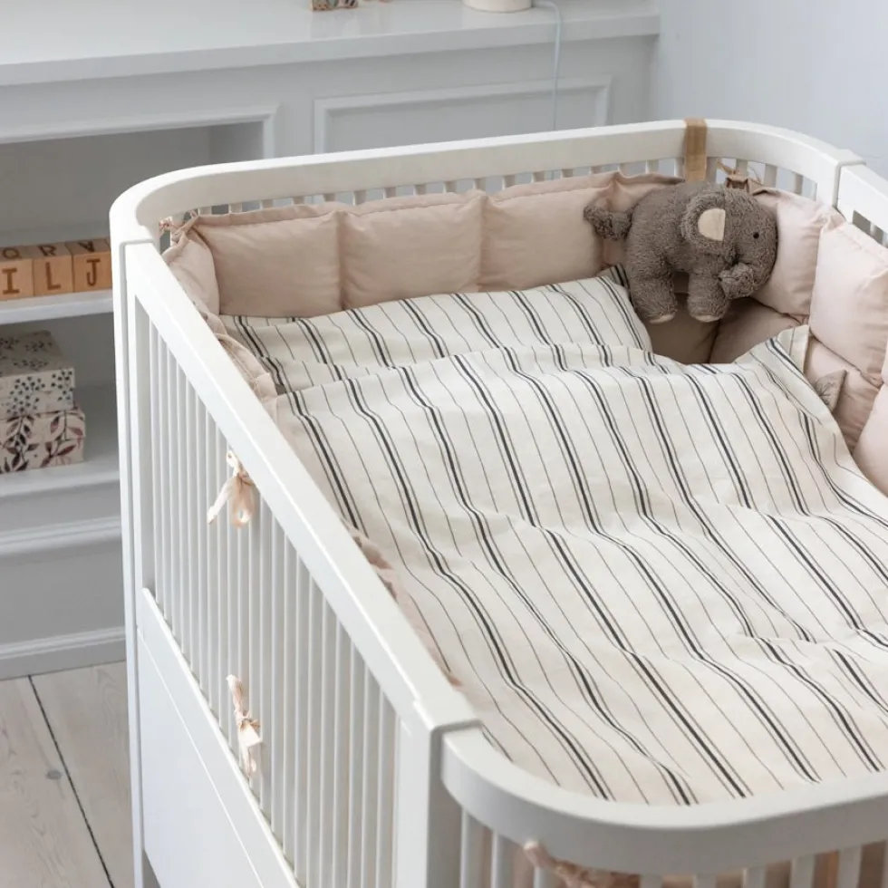 Baby Sengetøj i Cream Stripe