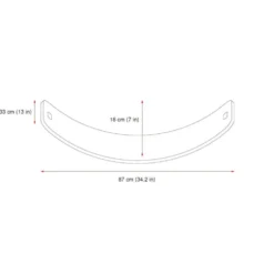 Balancebræt Med Filt Perfect Arc Grøn