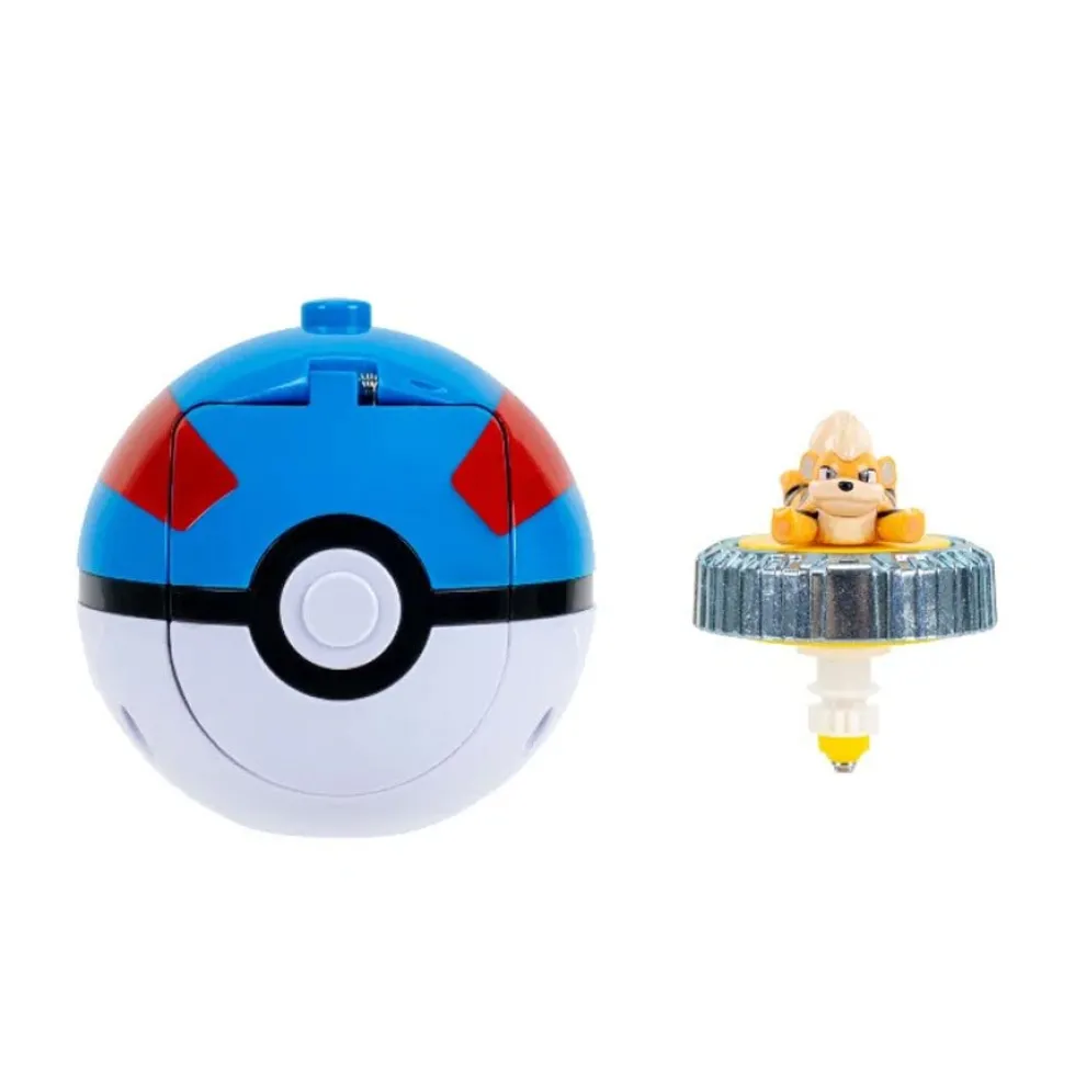Battle Spinner med Growlithe i Great Ball