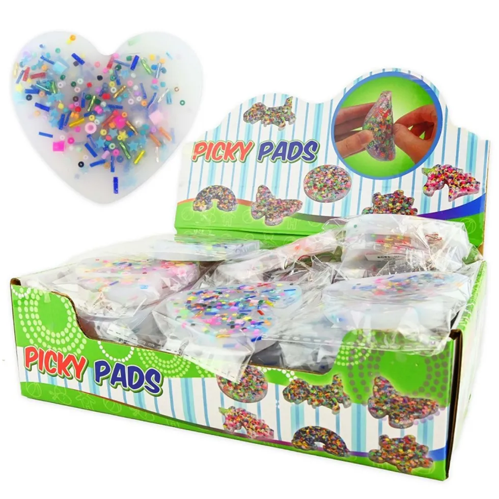 Bead pops multifarvet hjerte