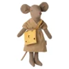 Beige Mama Maus Mit KäSetasche