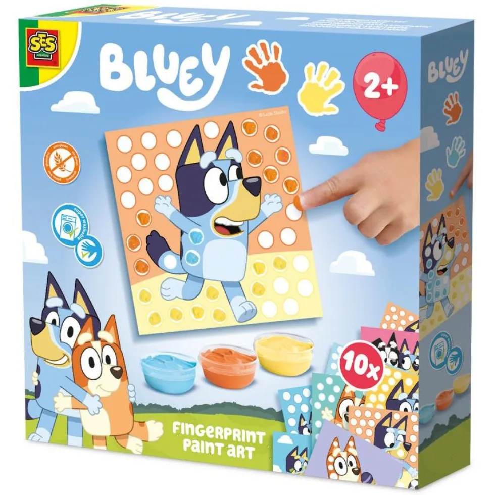 Bluey Fingermaling, Kunstprikker