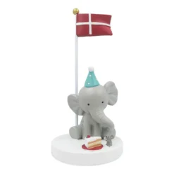 Bordflag Elefant Med Mus Og Kage