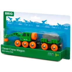 BRIO togvogn med kran