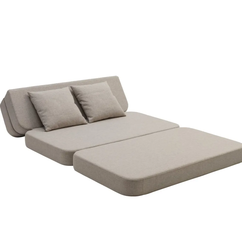 byKlipKlap 3-fold sofa, 140 cm beige