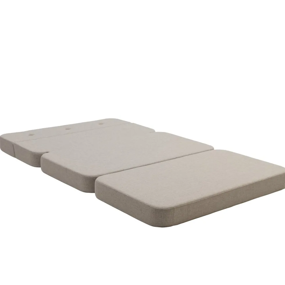 byKlipKlap 3-fold sofa, 140 cm beige