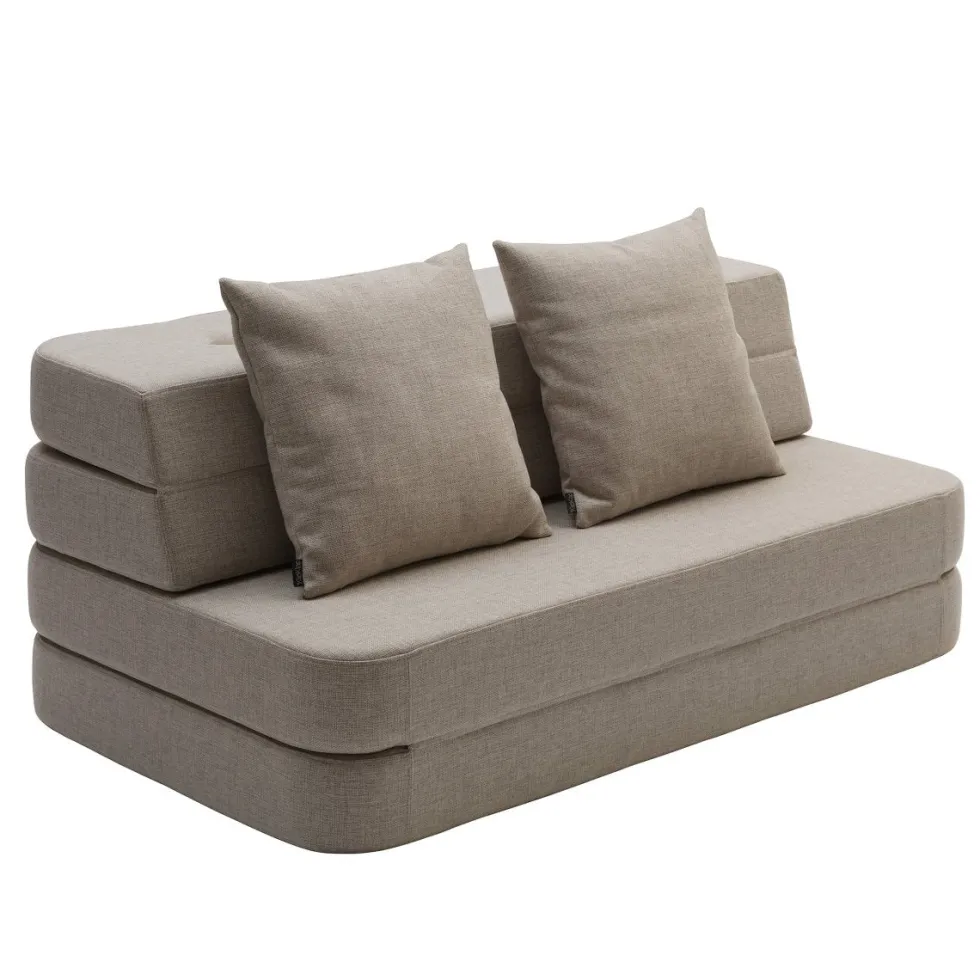 byKlipKlap 3-fold sofa, 140 cm beige