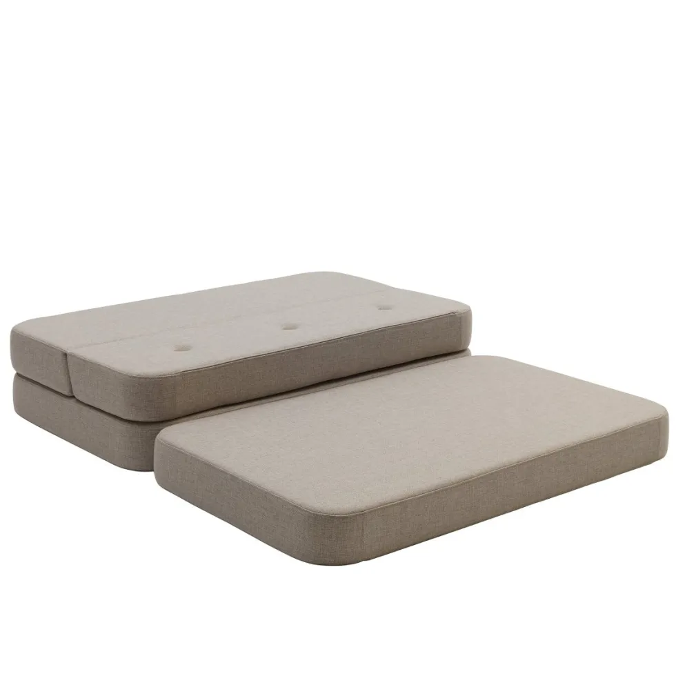 byKlipKlap 3-fold sofa, 140 cm beige