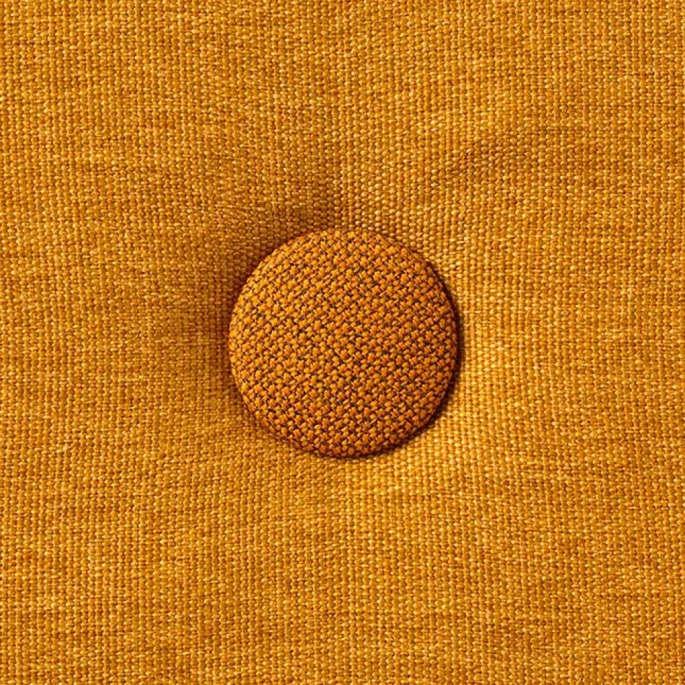 by KlipKlap 3 Fold sofa mustard med mustard knap