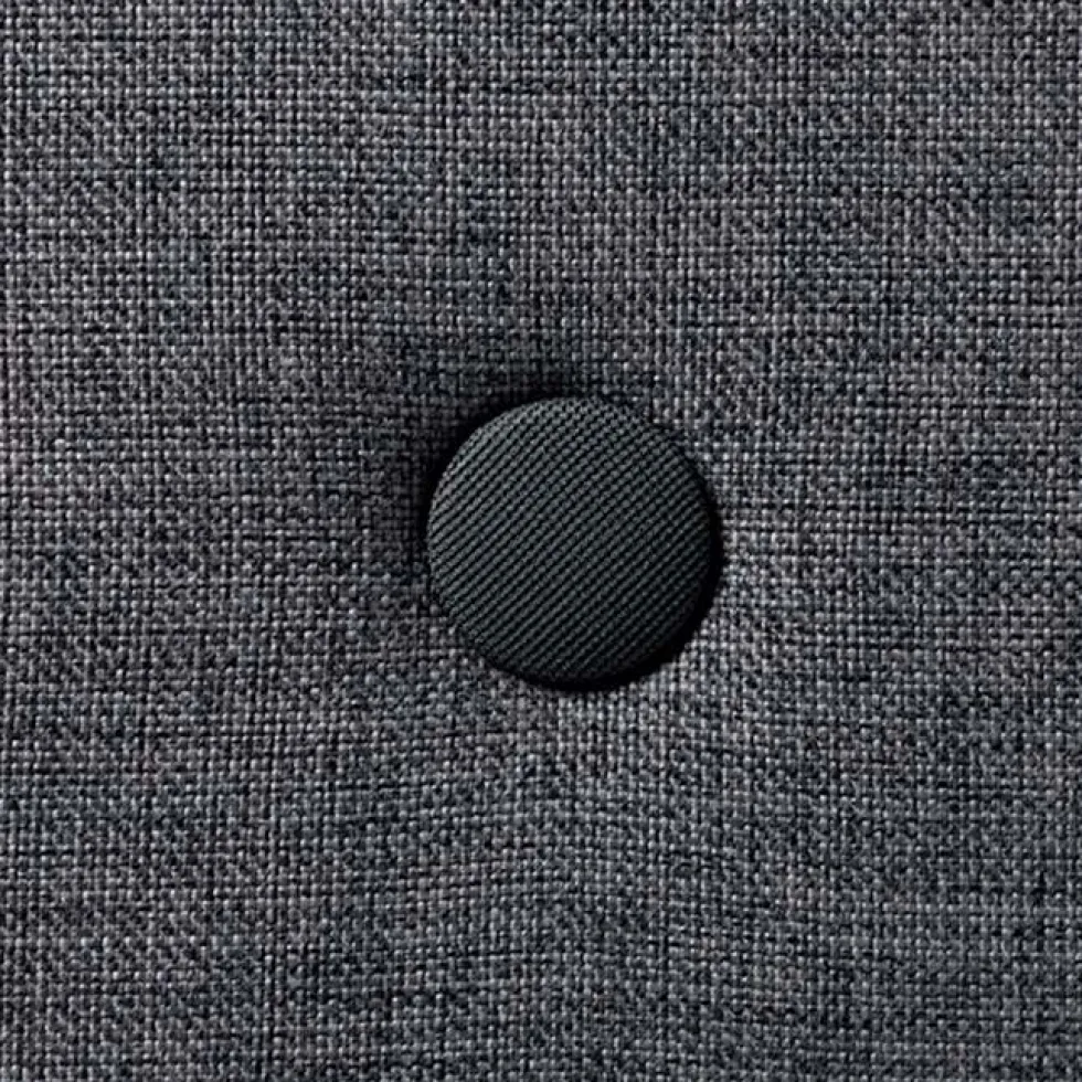 by KlipKlap 3 Fold sofa single, blågrå med grå knap