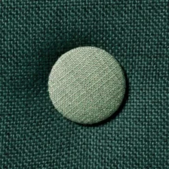 by KlipKlap 3 Fold sofa single, dyb grøn med lys grøn knap