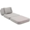 by KlipKlap 3 Fold sofa single soft, beige med sand knap