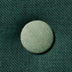 by KlipKlap 3 Fold sofa XL soft, dyb grøn med lys grøn knap