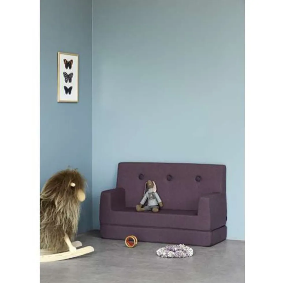 by KlipKlap KK Kids Sofa, blomme