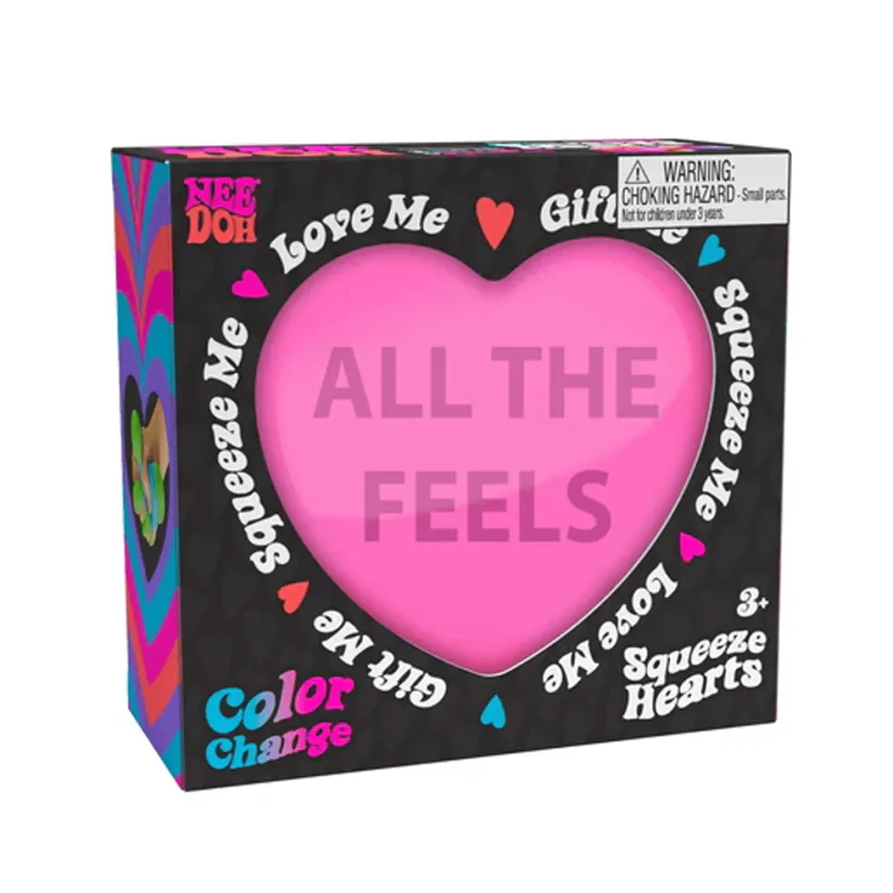 Color Change Squeeze Heart - Flere varianter (1 stk)