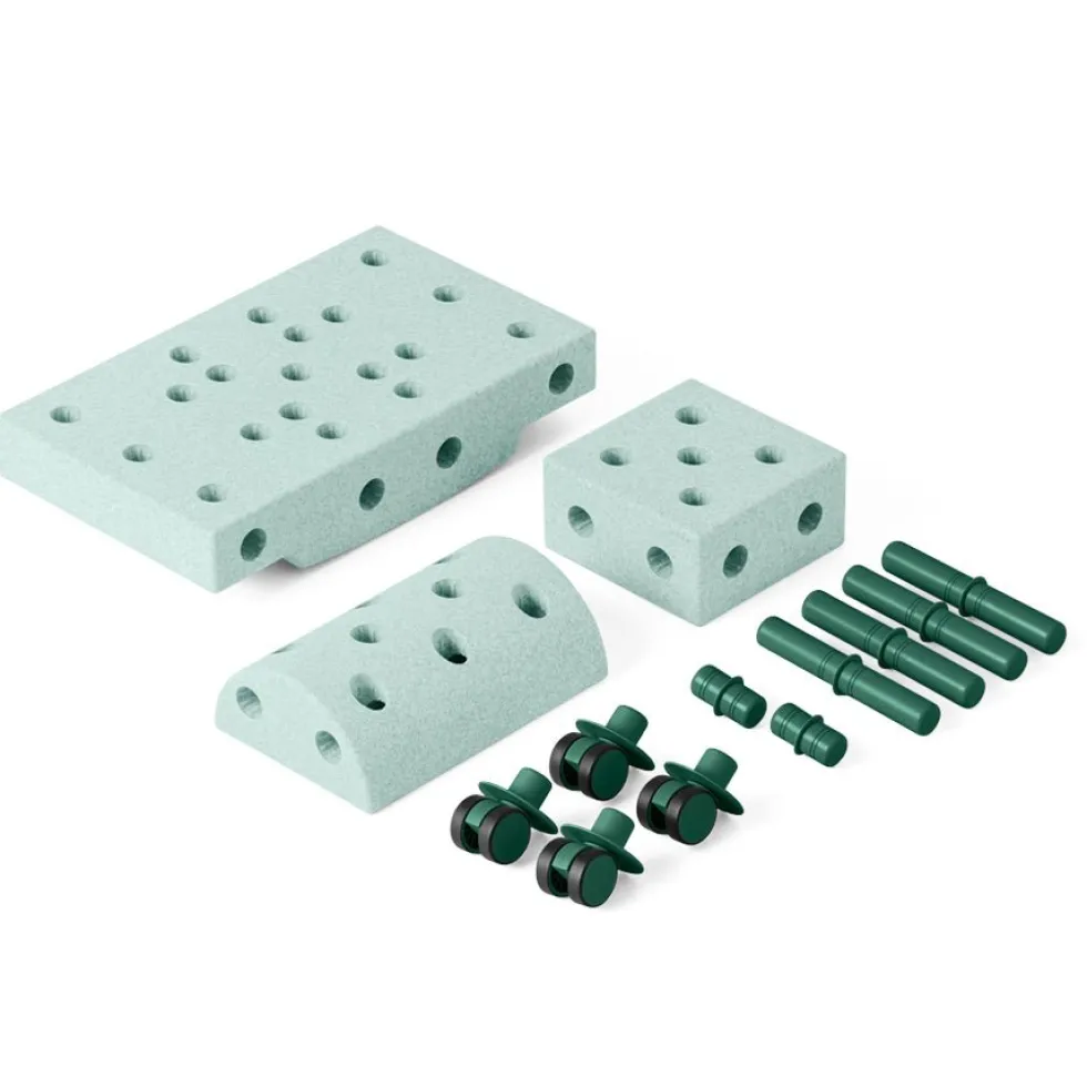 Curiosity Sæt Ocean Mint/Forest Green (13 dele)