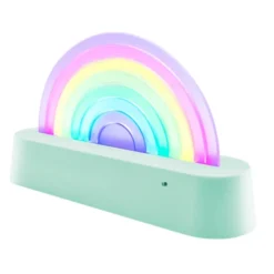 Dansende Regnbuelampe Mint