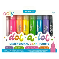 3D Effekt Prikmaling Dot-A-Lot Bright (8 stk)