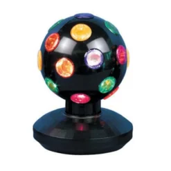 Diskokugle i Sort (10 cm)