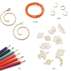 DIY Krympeplast med Fjer og Blomster