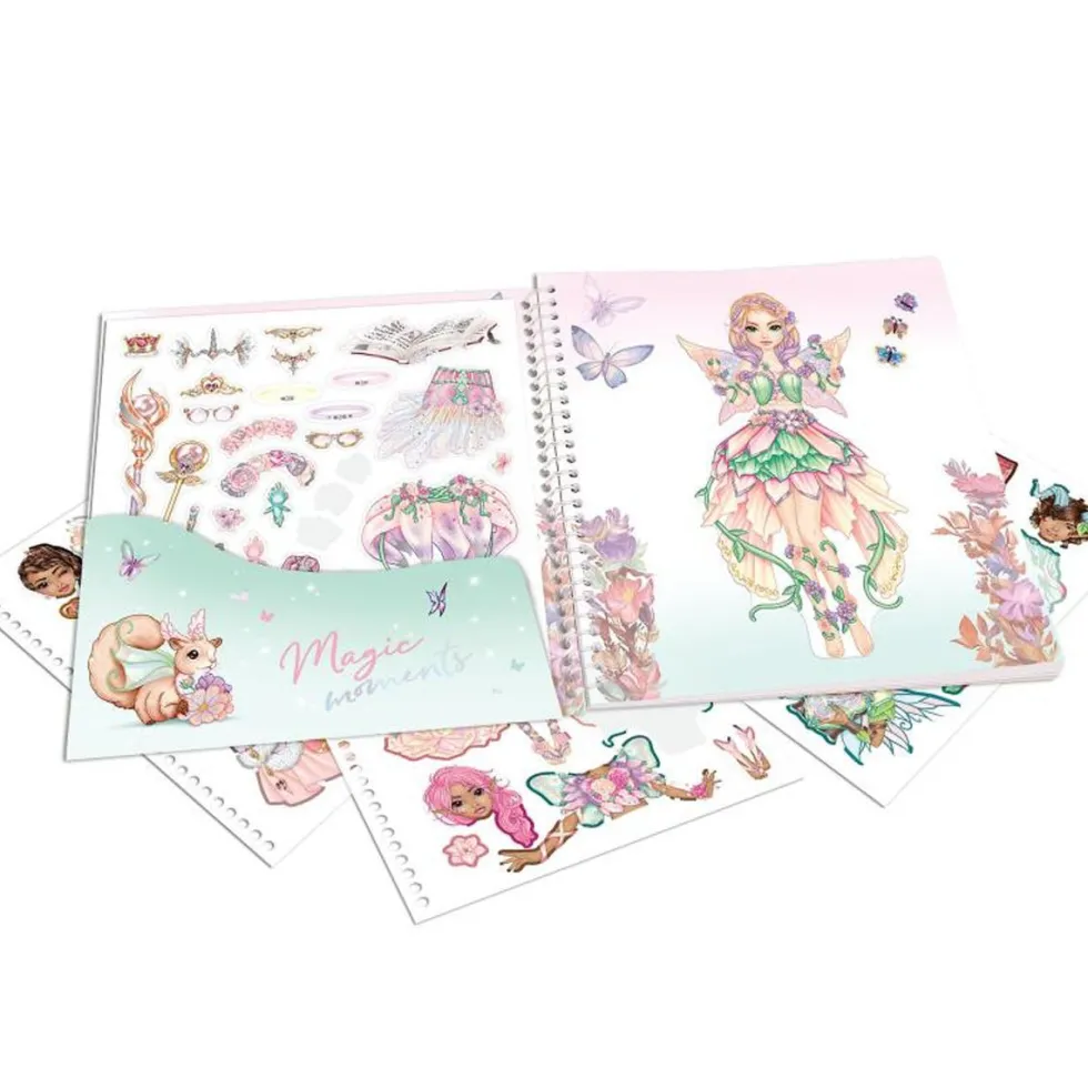 Dress Me Up Stickersbog med Fantasy
