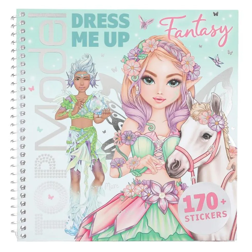 Dress Me Up Stickersbog med Fantasy