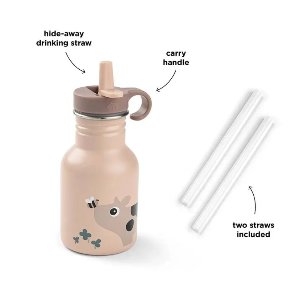 Drikkeflaske I Rustfrit Stål Tiny Farm Powder (350 ml)