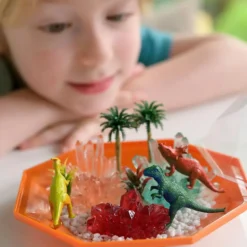Eksperiment Legetøj Dinosaur Crystal Terrarium
