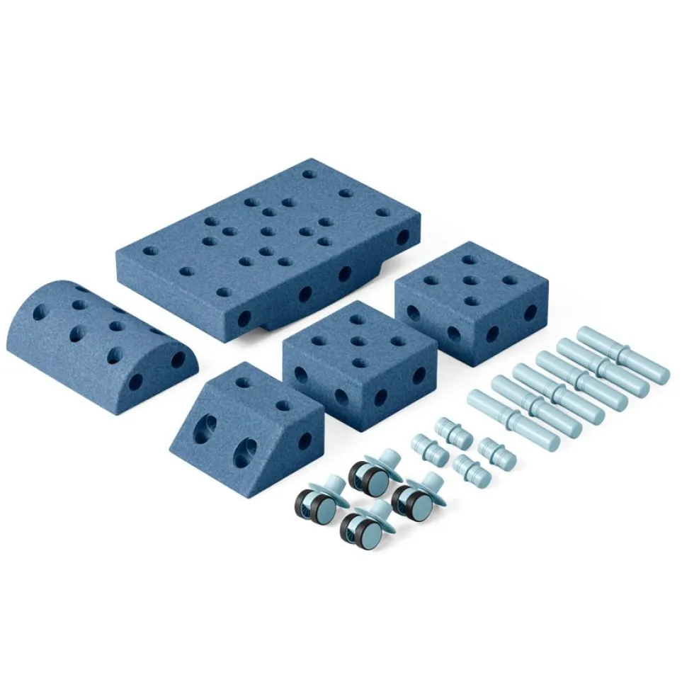 Explorer Sæt Deep Blue/Sky Blue (19 dele)