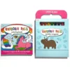 Farvekridt Og Malebog Unicorn Pals Carry Along