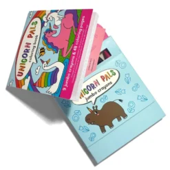 Farvekridt Og Malebog Unicorn Pals Carry Along