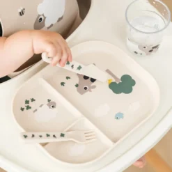 Foodie Bestik Sæt Tiny Farm Sand