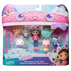 Gabby's Dollhouse, Big Cat-Venture 6-pak figurer