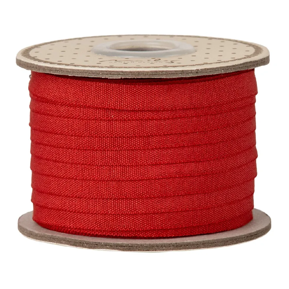 Gavebånd 25 Mtr Vintage Rød