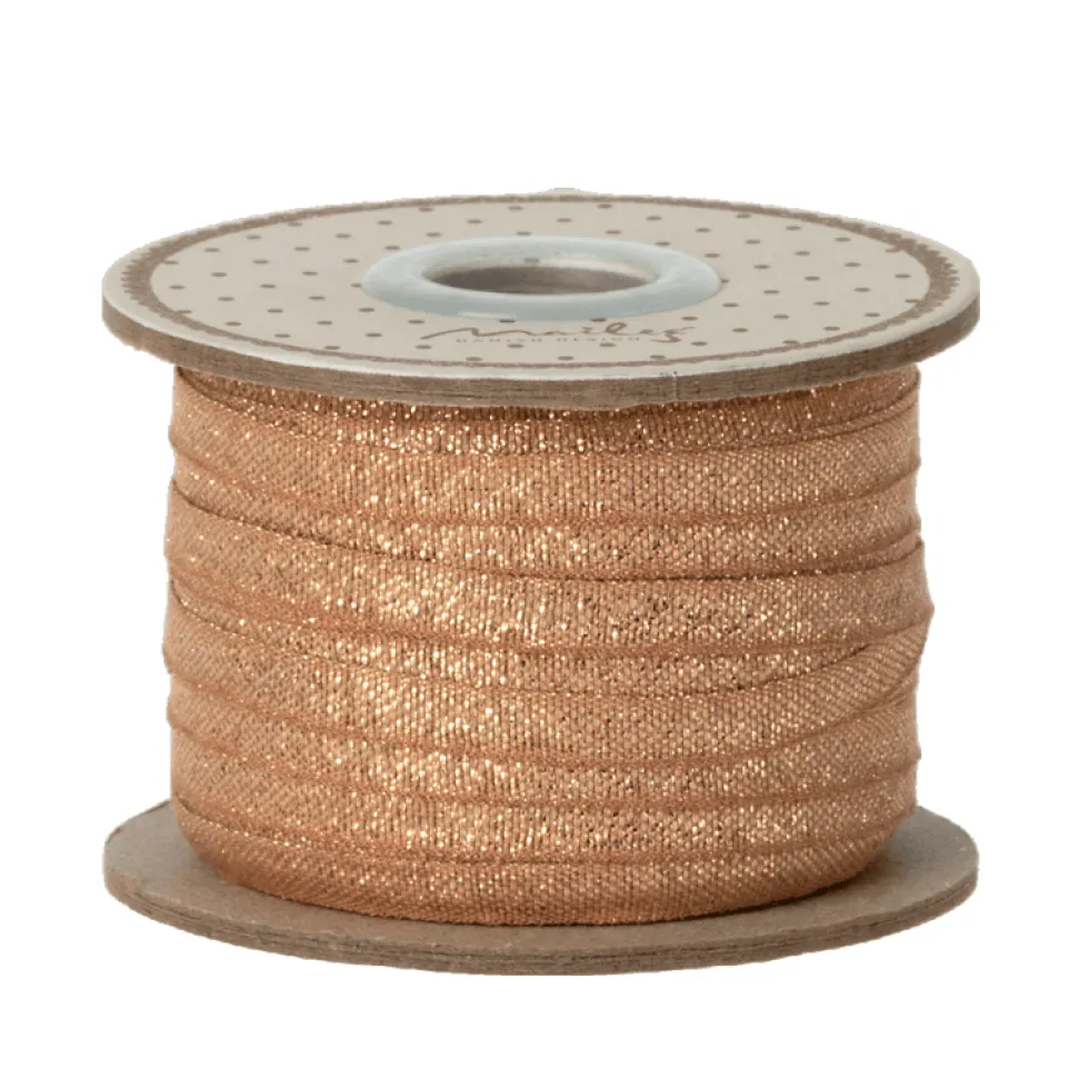 Gavebånd 25 Mtr Vintage Rose/Gold