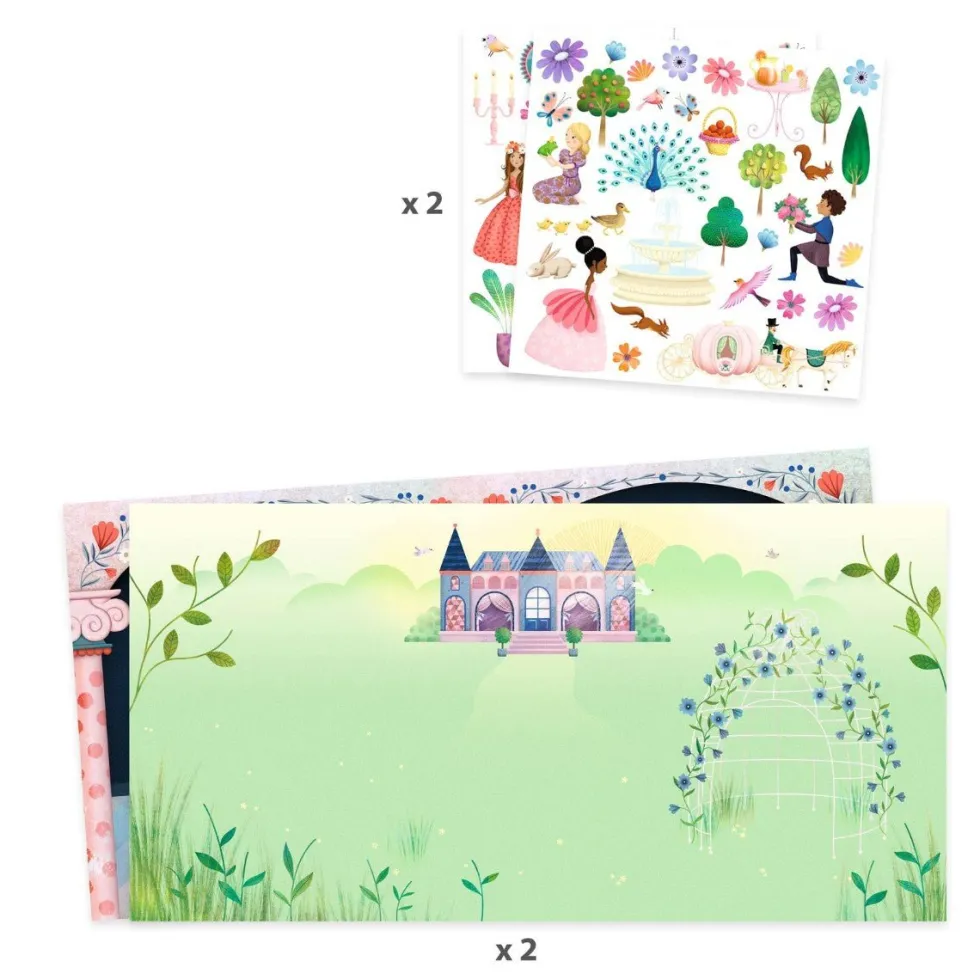 Genanvendlige Stickers med Slottet