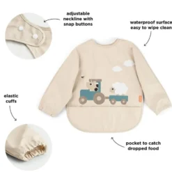 Hagesmæk Med Ærmer Tiny Farm Sand