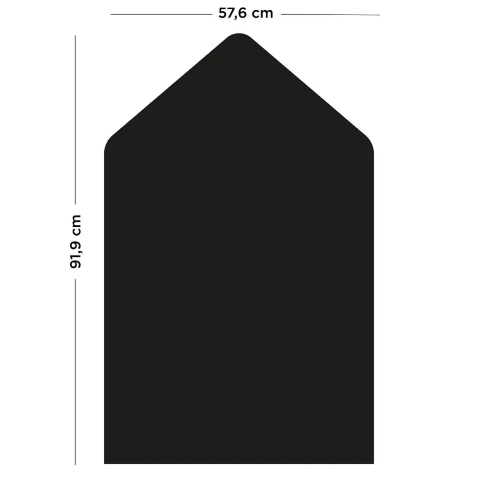Husformet Magnetisk Tavle (57,6 x 91,9 cm)