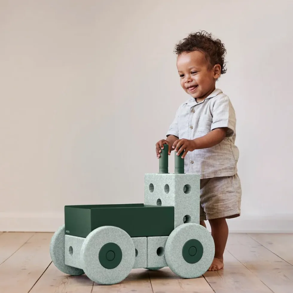 3-i-Gåvogn Ocean Mint/Forest Green (17 dele)