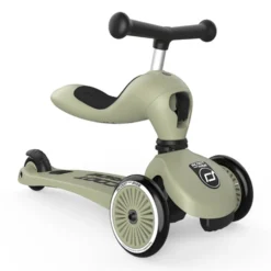 2-i-1 Løbehjul Highway Kick 1 i Olive
