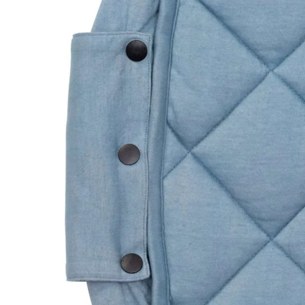2-I-1 Noomad Dusty Blue Legetæppe & Organizer