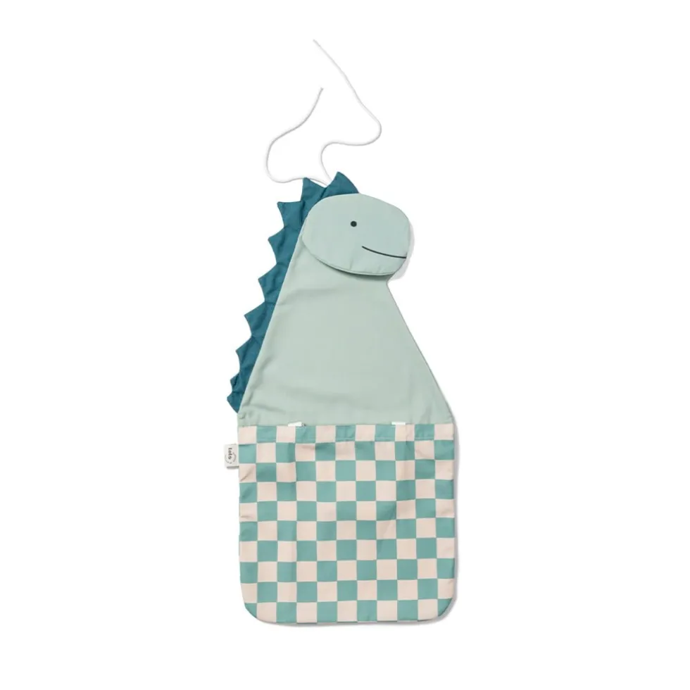2-I-1 Toto Dino Væg Organizer & Tote Bag