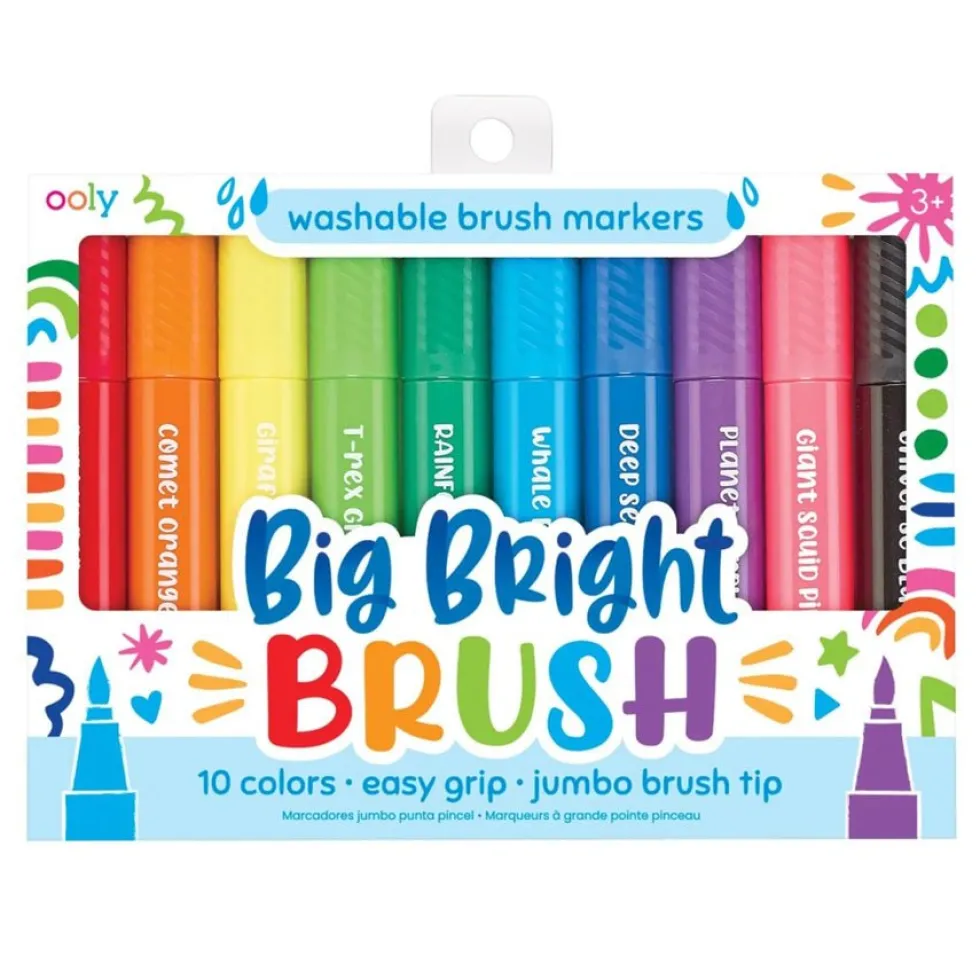 Jumbo Penseltusser Afvaskelige Big Bright Brush (10 stk)